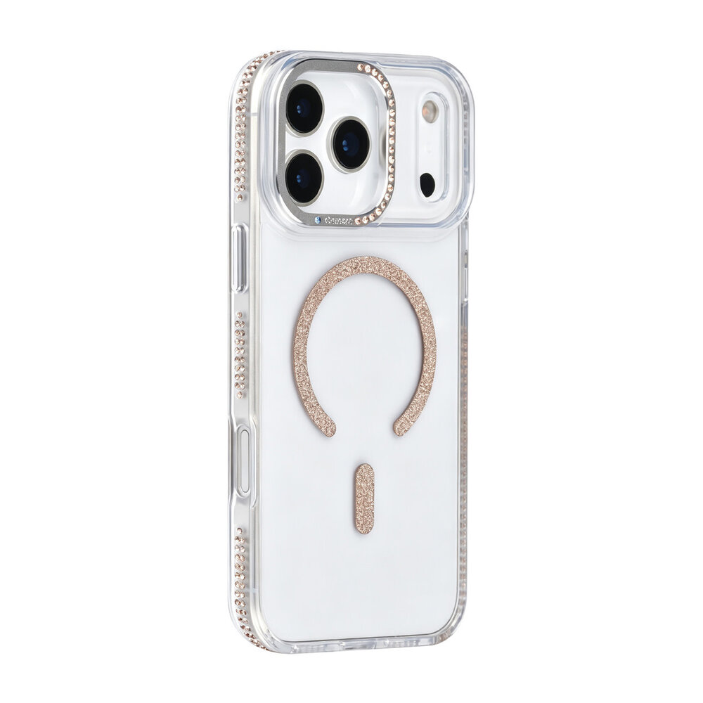 TUNIQ TUNIQ iPhone 17 Pro Max Back-Cover hul - Diamond MagSafe TPU+PC - Gold