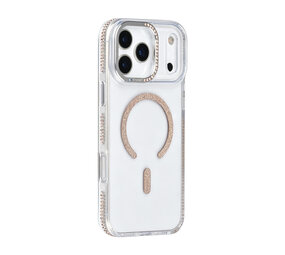 TUNIQ TUNIQ iPhone 17 Pro Max Back cover case - Diamond MagSafe TPU+PC - Gold TUNIQ TUNIQ iPhone 17 Pro Max Back cover case - Diamond MagSafe TPU+PC - Gold