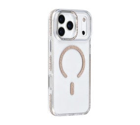 TUNIQ TUNIQ iPhone 17 Pro Max Back-Cover hul - Diamond MagSafe TPU+PC - Gold