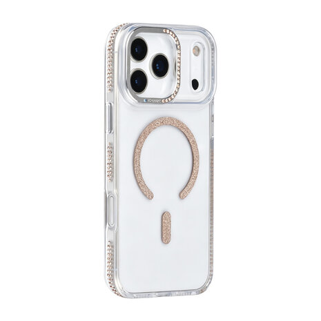 TUNIQ TUNIQ iPhone 17 Pro Max Back-Cover hul - Diamond MagSafe TPU+PC - Gold