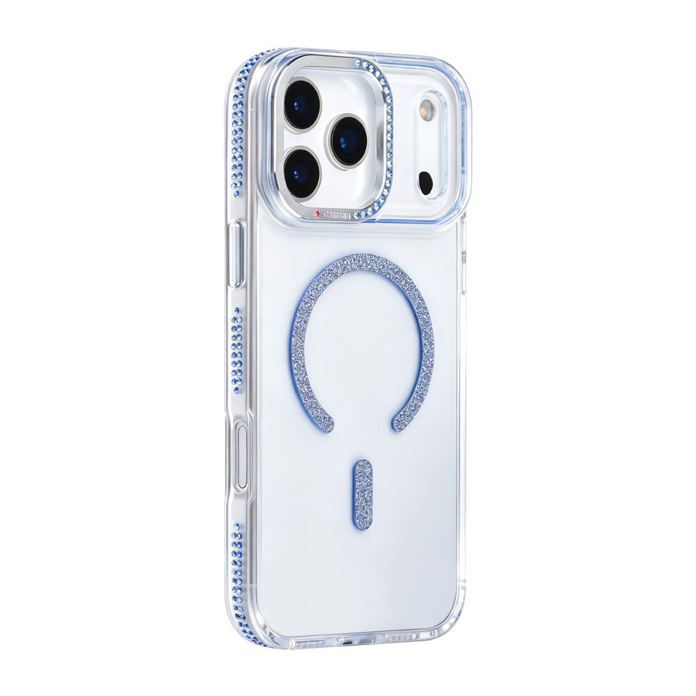 TUNIQ TUNIQ iPhone 17 Pro Max Back-Cover hul - Diamond MagSafe TPU+PC - Blau