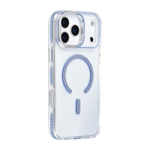 TUNIQ TUNIQ iPhone 17 Pro Max Back-Cover hul - Diamond MagSafe TPU+PC - Blau