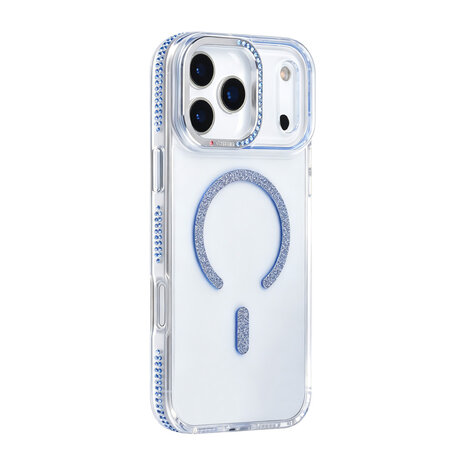 TUNIQ TUNIQ iPhone 17 Pro Max Back-Cover hul - Diamond MagSafe TPU+PC - Blau