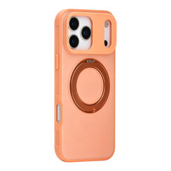 TUNIQ iPhone 17 Pro Max/iPhone 18 Pro Max Handyhülle MagSafe um 360° drehbarer Ständer - Orange