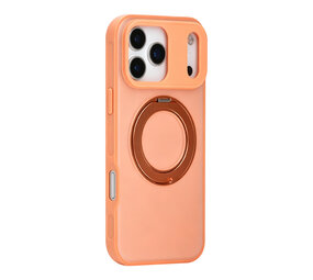 TUNIQ TUNIQ iPhone 17 Pro Max Back-Cover hul - 360 rotation stand MagSafe - Orange