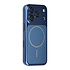 TUNIQ iPhone 17 Pro Back cover coque - Magsafe With fiber pattern PC - Bleu TUNIQ iPhone 17 Pro Back cover coque - Magsafe With fiber pattern PC - Bleu