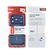TUNIQ TUNIQ iPhone 17 Pro Back cover case - Magsafe With fiber pattern PC - Blue TUNIQ TUNIQ iPhone 17 Pro Back cover case - Magsafe With fiber pattern PC - Blue