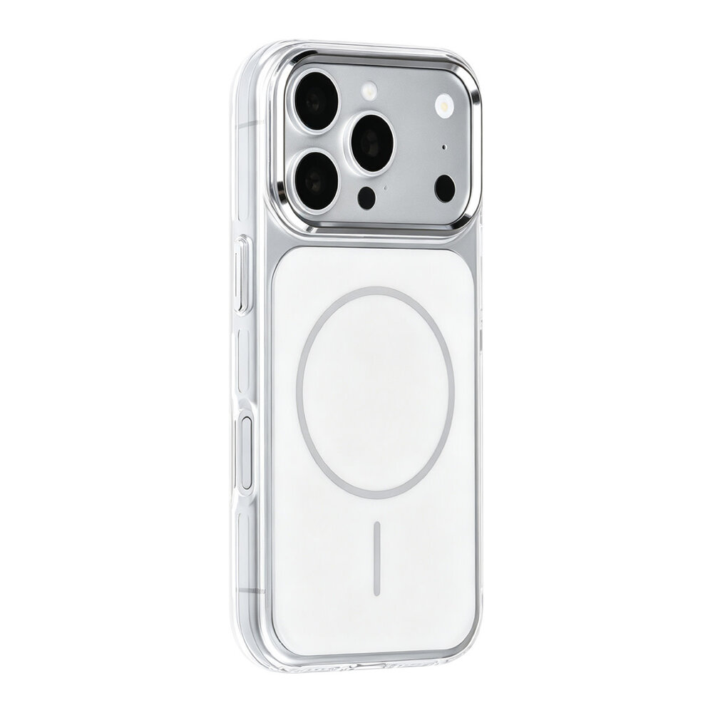 TUNIQ TUNIQ iPhone 17 Pro Back cover case - MagSafe glossy PC - White TUNIQ TUNIQ iPhone 17 Pro Back cover case - MagSafe glossy PC - White