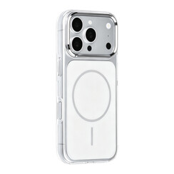 TUNIQ iPhone 17 Pro/iPhone 18 Pro Handyhülle MagSafe glänzendes PC - Weiß