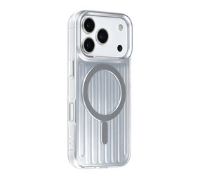 TUNIQ TUNIQ iPhone 17 Pro Back cover case - luggage IMD MagSafe - Silver TUNIQ TUNIQ iPhone 17 Pro Back cover case - luggage IMD MagSafe - Silver