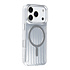 TUNIQ iPhone 17 Pro Back-Cover hul - luggage IMD MagSafe - Silber
