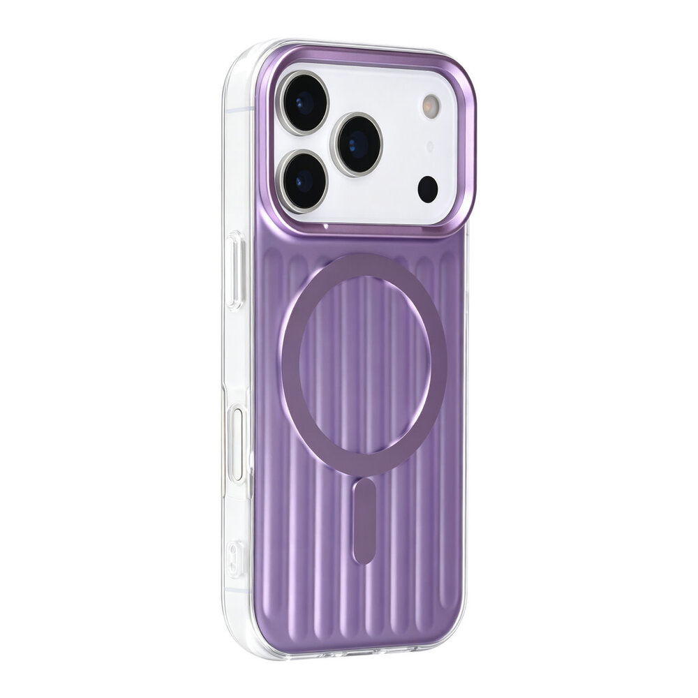 TUNIQ TUNIQ iPhone 17 Pro Backcover hoesje - luggage IMD MagSafe - Paars TUNIQ TUNIQ iPhone 17 Pro Backcover hoesje - luggage IMD MagSafe - Paars