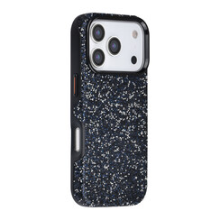 TUNIQ iPhone 17 Pro Back cover coque - Glitter Magsafe TPU+PC - Noir