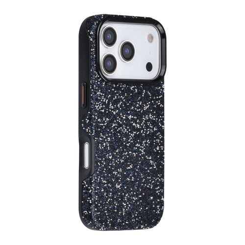 TUNIQ TUNIQ iPhone 17 Pro/iPhone 18 Pro Handyhülle MagSafe Glitzer TPU und PC - Schwarz