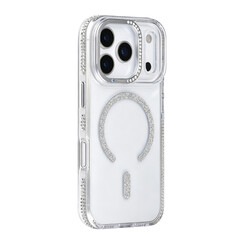 TUNIQ iPhone 17 Pro Back cover coque - Diamond MagSafe TPU+PC - Gris