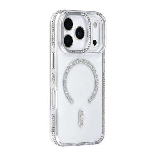 TUNIQ TUNIQ iPhone 17 Pro Back cover coque - Diamond MagSafe TPU+PC - Gris