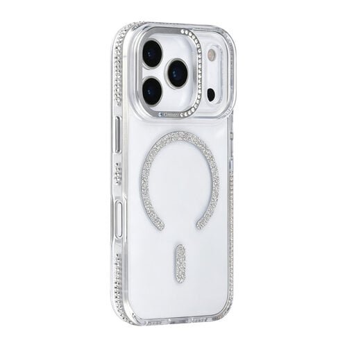TUNIQ TUNIQ iPhone 17 Pro/iPhone 18 Pro Handyhülle MagSafe Diamantmuster TPU und PC - Grau
