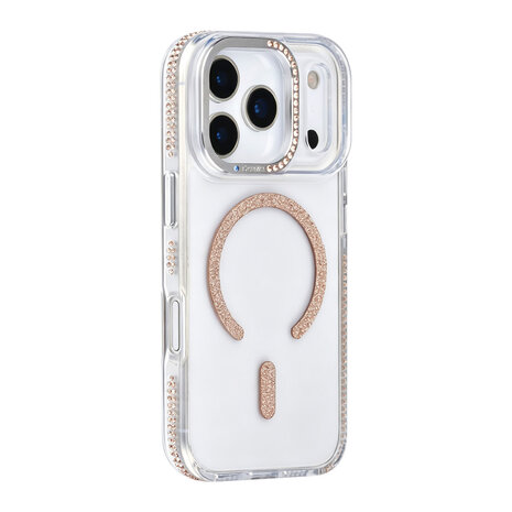 TUNIQ TUNIQ iPhone 17 Pro Back-Cover hul - Diamond MagSafe TPU+PC - Gold