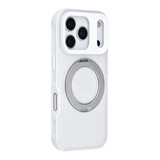 TUNIQ TUNIQ iPhone 17 Pro Back-Cover hul - 360 rotation stand MagSafe - Weiß