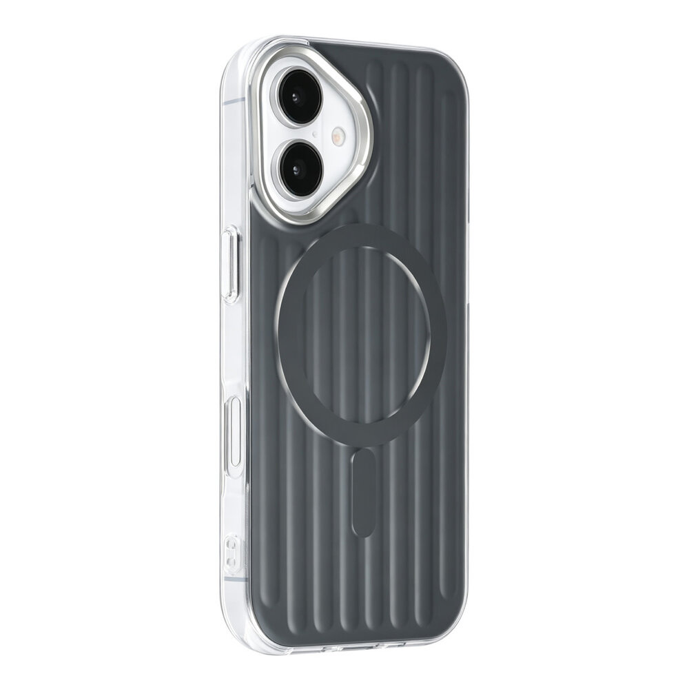 TUNIQ TUNIQ iPhone 17 Back-Cover hul - luggage IMD MagSafe - Schwarz TUNIQ TUNIQ iPhone 17 Back-Cover hul - luggage IMD MagSafe - Schwarz