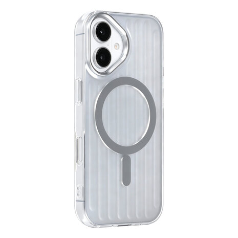 TUNIQ TUNIQ iPhone 17 Back-Cover hul - luggage IMD MagSafe - Silber TUNIQ TUNIQ iPhone 17 Back-Cover hul - luggage IMD MagSafe - Silber