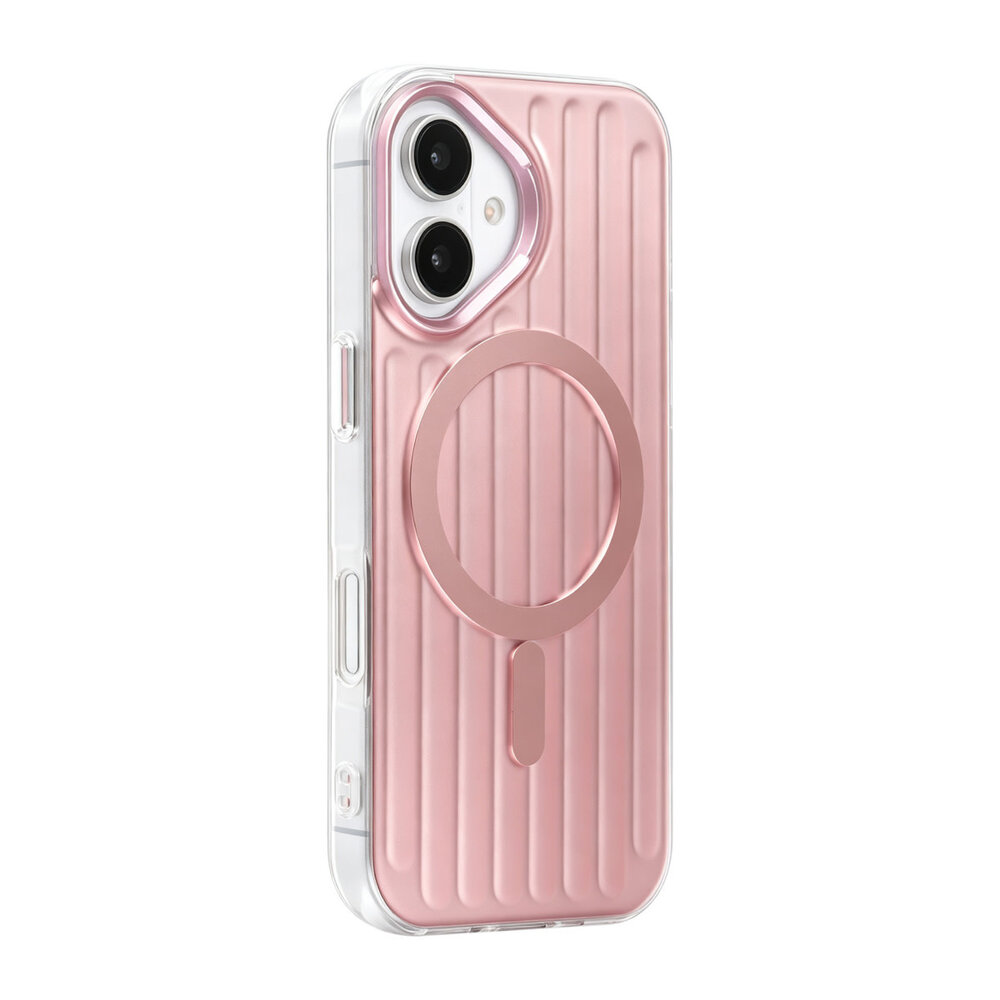 TUNIQ TUNIQ iPhone 17 Back-Cover hul - luggage IMD MagSafe - Rosa TUNIQ TUNIQ iPhone 17 Back-Cover hul - luggage IMD MagSafe - Rosa
