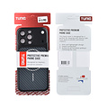 TUNIQ TUNIQ iPhone 17 Pro Max/iPhone 18 Pro Max Handyhülle MagSafe PC mit Fasermuster - Schwarz