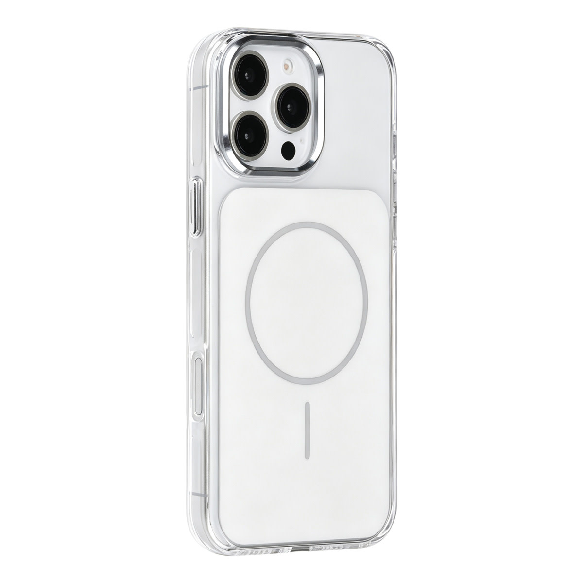 TUNIQ TUNIQ iPhone 16 Pro Max Backcover hoesje - MagSafe glossy PC - Wit