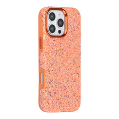 TUNIQ iPhone 16 Pro Max Back-Cover hul - Glitter Magsafe TPU+PC - Orange