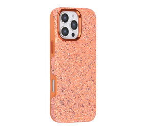 TUNIQ TUNIQ iPhone 16 Pro Max Back cover coque - Glitter Magsafe TPU+PC - Orange TUNIQ TUNIQ iPhone 16 Pro Max Back cover coque - Glitter Magsafe TPU+PC - Orange