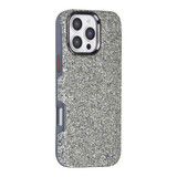 TUNIQ TUNIQ iPhone 16 Pro Max Backcover hoesje - Glitter Magsafe TPU+PC - Grijs