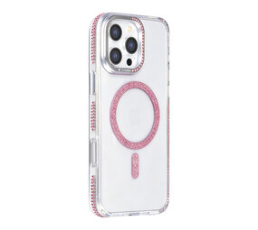 TUNIQ TUNIQ iPhone 16 Pro Max Back cover case - Diamond MagSafe TPU+PC - Pink