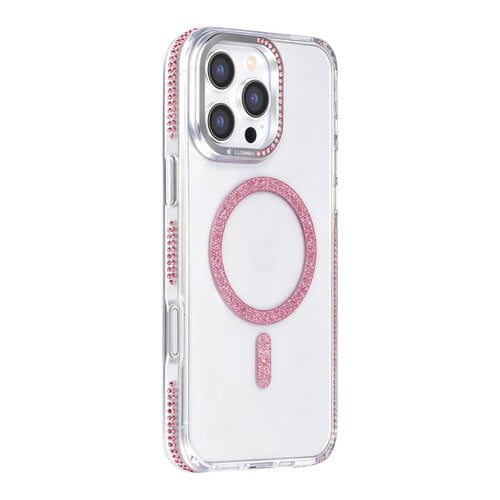 TUNIQ TUNIQ iPhone 16 Pro Max Back cover coque - Diamond MagSafe TPU+PC - Rose