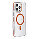 TUNIQ TUNIQ iPhone 16 Pro Max Back-Cover hul - Diamond MagSafe TPU+PC - Orange TUNIQ TUNIQ iPhone 16 Pro Max Back-Cover hul - Diamond MagSafe TPU+PC - Orange