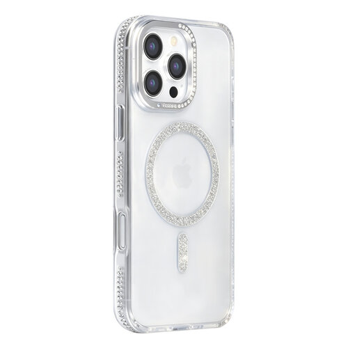 TUNIQ TUNIQ iPhone 16 Pro Max Back-Cover hul - Diamond MagSafe TPU+PC - Grau
