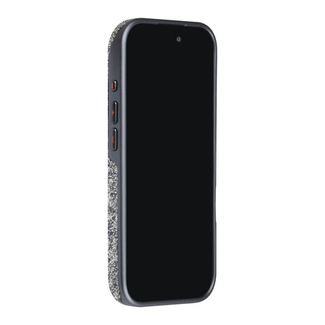 TUNIQ TUNIQ iPhone 16 Pro Backcover hoesje - Glitter Magsafe TPU+PC - Grijs TUNIQ TUNIQ iPhone 16 Pro Backcover hoesje - Glitter Magsafe TPU+PC - Grijs