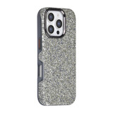 TUNIQ TUNIQ iPhone 16 Pro Back-Cover hul - Glitter Magsafe TPU+PC - Grau TUNIQ TUNIQ iPhone 16 Pro Back-Cover hul - Glitter Magsafe TPU+PC - Grau