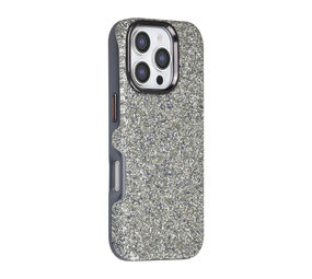 TUNIQ TUNIQ iPhone 16 Pro Back cover case - Glitter Magsafe TPU+PC - Grey TUNIQ TUNIQ iPhone 16 Pro Back cover case - Glitter Magsafe TPU+PC - Grey