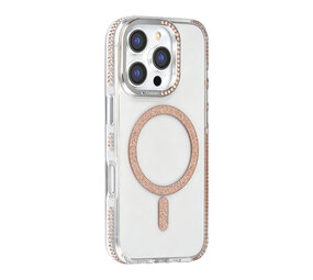 TUNIQ TUNIQ iPhone 16 Pro Back-Cover hul - Diamond MagSafe TPU+PC - Gold