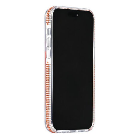TUNIQ TUNIQ iPhone 15 Pro Max Back cover case - Diamond MagSafe TPU+PC - Orange TUNIQ TUNIQ iPhone 15 Pro Max Back cover case - Diamond MagSafe TPU+PC - Orange