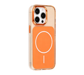 TUNIQ TUNIQ iPhone 15 Pro Back cover case - MagSafe glossy PC - Orange TUNIQ TUNIQ iPhone 15 Pro Back cover case - MagSafe glossy PC - Orange