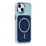 TUNIQ TUNIQ iPhone 15 Back cover case - MagSafe glossy PC - Blue TUNIQ TUNIQ iPhone 15 Back cover case - MagSafe glossy PC - Blue