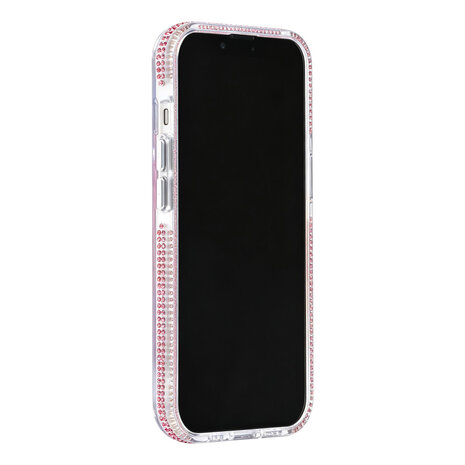 TUNIQ TUNIQ iPhone 15 Back cover case - Diamond MagSafe TPU+PC - Pink TUNIQ TUNIQ iPhone 15 Back cover case - Diamond MagSafe TPU+PC - Pink