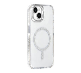 TUNIQ TUNIQ iPhone 14 Back cover case - Diamond MagSafe TPU+PC - Grey TUNIQ TUNIQ iPhone 14 Back cover case - Diamond MagSafe TPU+PC - Grey