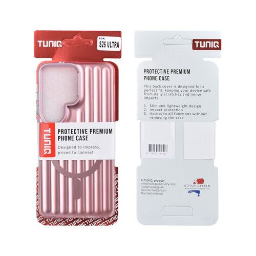 TUNIQ TUNIQ Galaxy S26 Ultra Back cover coque - luggage IMD MagSafe - Rose
