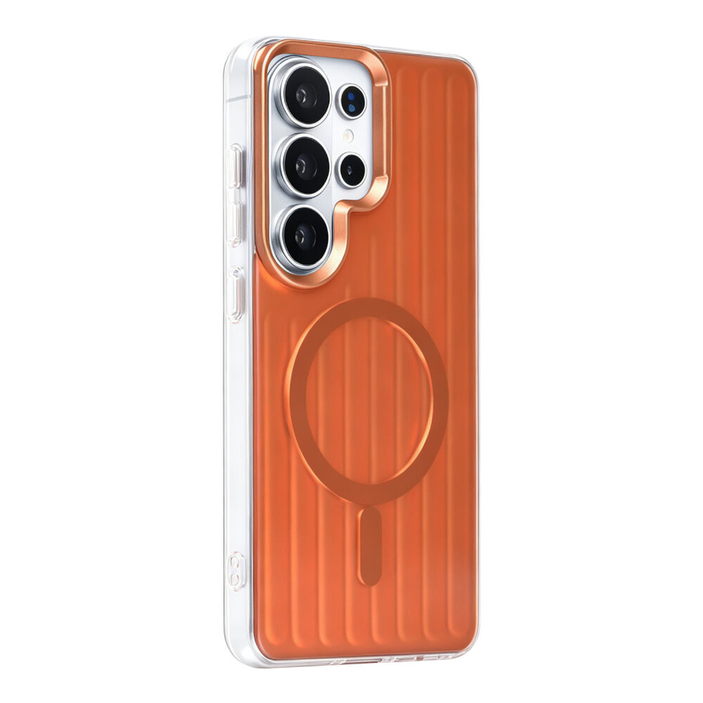 TUNIQ TUNIQ Galaxy S26 Ultra Backcover hoesje - luggage IMD MagSafe - Oranje TUNIQ TUNIQ Galaxy S26 Ultra Backcover hoesje - luggage IMD MagSafe - Oranje