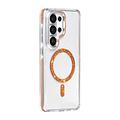 TUNIQ TUNIQ Galaxy S26 Ultra Back cover coque - Diamond MagSafe TPU+PC - Orange