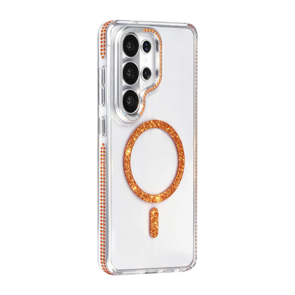 TUNIQ TUNIQ Galaxy S26 Ultra Back-Cover hul - Diamond MagSafe TPU+PC - Orange