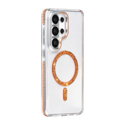TUNIQ Galaxy S26 Ultra Back cover coque - Diamond MagSafe TPU+PC - Orange