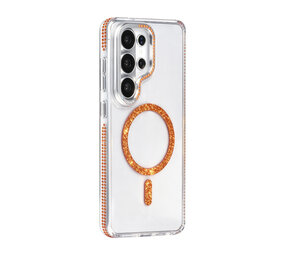 TUNIQ TUNIQ Galaxy S26 Ultra Back-Cover hul - Diamond MagSafe TPU+PC - Orange